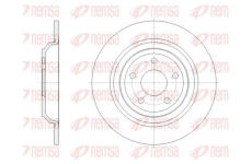 Brzdový kotouč KAWE 62095 00