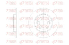 Brzdový kotouč KAWE 62103 00