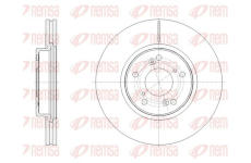 Brzdový kotouč KAWE 62108 10