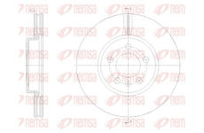 Brzdový kotouč KAWE 62118 10