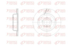 Brzdový kotouč KAWE 62128 10