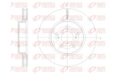 Brzdový kotouč KAWE 62134 10