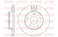 Brzdový kotouč KAWE 6214 10