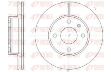Brzdový kotouč KAWE 6215 10