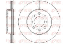 Brzdový kotouč KAWE 6224 10