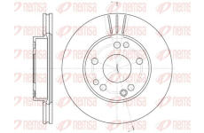 Brzdový kotouč KAWE 6228 10