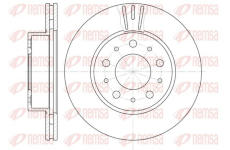 Brzdový kotouč KAWE 6231 10