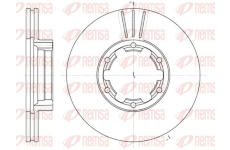 Brzdový kotouč KAWE 6234 10