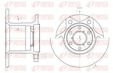 Brzdový kotouč KAWE 6243 00
