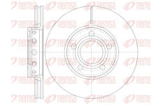 Brzdový kotouč KAWE 6268 10