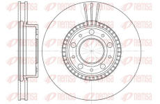 Brzdový kotouč KAWE 6304 10