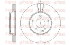 Brzdový kotouč KAWE 6313 10