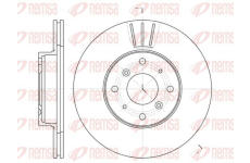 Brzdový kotouč KAWE 6322 10