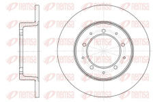Brzdový kotouč KAWE 6333 00