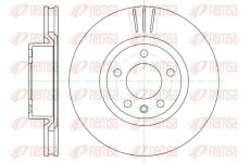 Brzdový kotouč KAWE 6339 10