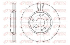 Brzdový kotouč KAWE 6344 10