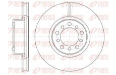 Brzdový kotouč KAWE 6345 10