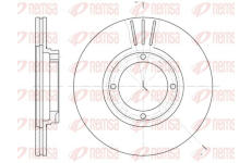 Brzdový kotouč KAWE 6374 10