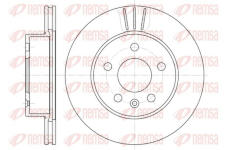 Brzdový kotouč KAWE 6460 10