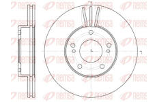 Brzdový kotouč KAWE 6474 10