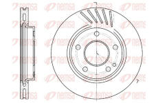 Brzdový kotouč KAWE 6527 10