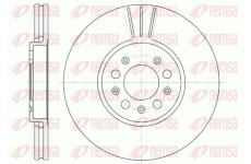 Brzdový kotouč KAWE 6544 10