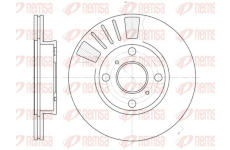 Brzdový kotouč KAWE 6569 10