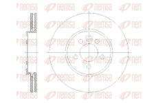 Brzdový kotouč KAWE 6614 10