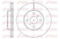 Brzdový kotouč KAWE 6635 10