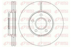Brzdový kotouč KAWE 6662 10
