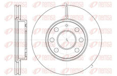 Brzdový kotouč KAWE 6665 10