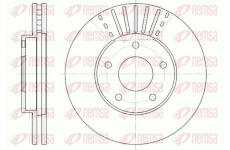 Brzdový kotouč KAWE 6681 10