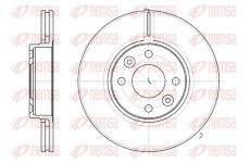 Brzdový kotouč KAWE 6683 10