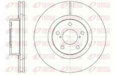Brzdový kotouč KAWE 6715 10