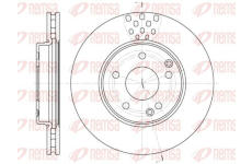 Brzdový kotouč KAWE 6751 10