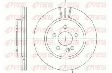 Brzdový kotouč KAWE 6782 10