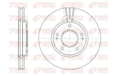 Brzdový kotouč KAWE 6850 10