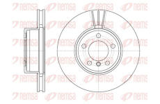 Brzdový kotouč KAWE 6867 10