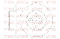 Brzdový kotouč KAWE 6871 00