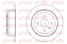 Brzdový kotouč KAWE 6873 00