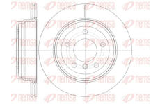Brzdový kotouč KAWE 6977 10