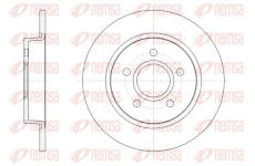 Brzdový kotouč KAWE 61503 00