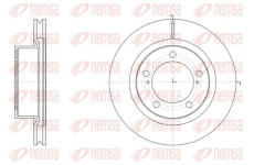 Brzdový kotouč KAWE 61517 10