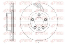 Brzdový kotouč KAWE 61419 10