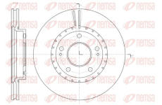 Brzdový kotouč KAWE 61434 10