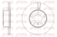 Brzdový kotouč KAWE 61496 10