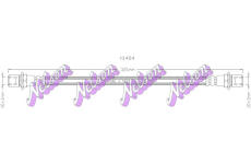 Brzdová hadice KAWE H1484