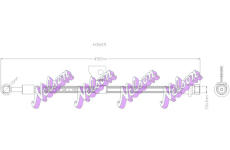 Brzdová hadice KAWE H3609