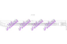 Brzdová hadice KAWE H3765