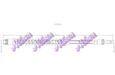 Brzdová hadice KAWE H3881